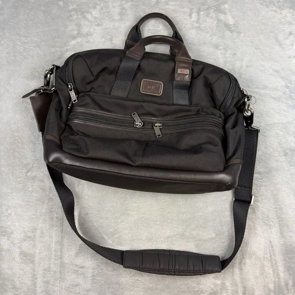 TUMI 'Alpha Bravo Patrick' Hickory Brown Nylon Laptop Briefcase